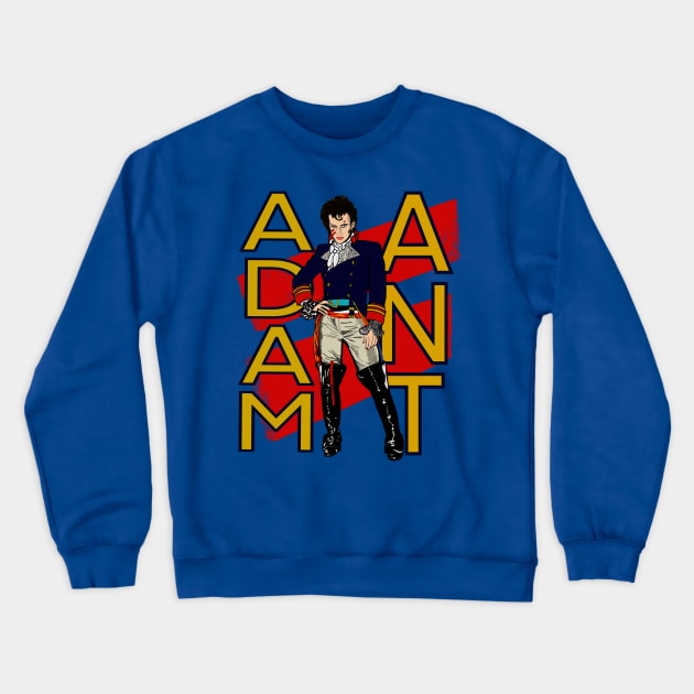 Adam Ant Crewneck Sweatshirt by TL Bugg